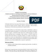 Edital Bic PDF - 2018