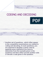 Coding and Decoding