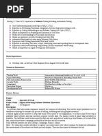 Selenium Webdriver Resume