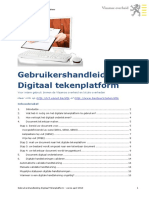 Vlaamse Overheid - Digitaal Tekenplatform Gebruikershandleiding
