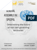 General Assembly Iv: Specpol: Determining The Future of Non-Self Governing Territories