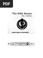 The Sikh Sansar USA-Canada Vol. 6 No. 2 June 1977