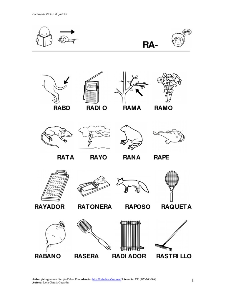 Lectura de Pictos R Inicial PDF | PDF