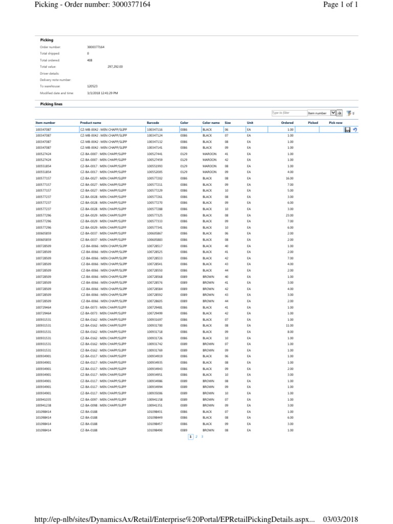Picking | PDF | Computing | Business