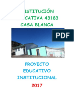 PEI Institución Educativa 43183 Casa Blanca