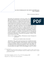 Arroyo, Miguel Gonzalez - Políticas de formação de educadores do campo.pdf