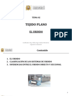 Tema 02 Tejido Plano - El Urdido