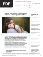 Educar Sem Gritar, Com Base No Coração e Na Responsabilidade