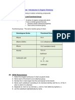 (A) Homologous Series and Functional Group: Chapter 1 Introduction To Organic Chemistry