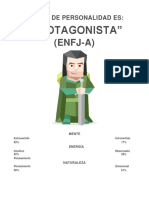 Tipo de Personalidad Protagonista