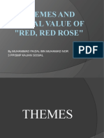 Themes and Moral Value of Red, Red Rose
