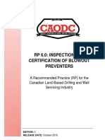 Inspection and Certification of Blowout Preventers (CAODC)