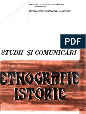 over there beat inertia 01 Studii Si Comunicari Etnografie Istorie 1 1975 Caransebes | PDF