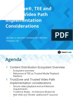 Developer Track 6 TrustZone TEEs and Trusted Video Path Implementation Considerations