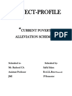 Law and Poverty - Poverty Alleviation Schemes.