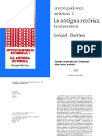 Barthes, Roland - La Antigua Retórica PDF