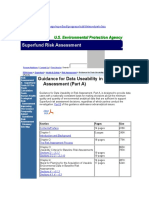 Superfund Risk Assessment