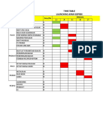 Time Table Launching Geprek