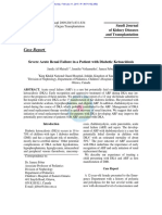 Case Report: Saudi Journal of Kidney Diseases and Transplantation