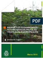 Productos Fitosanitarios Autorizados en Frutales Tropicales - Subtropicales