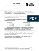 818 Temperature Controller - Adjusting Trim (Offset 4/12/96 Issued by The Applications Engineering Department