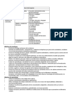 Mapa Curricular 6to Año