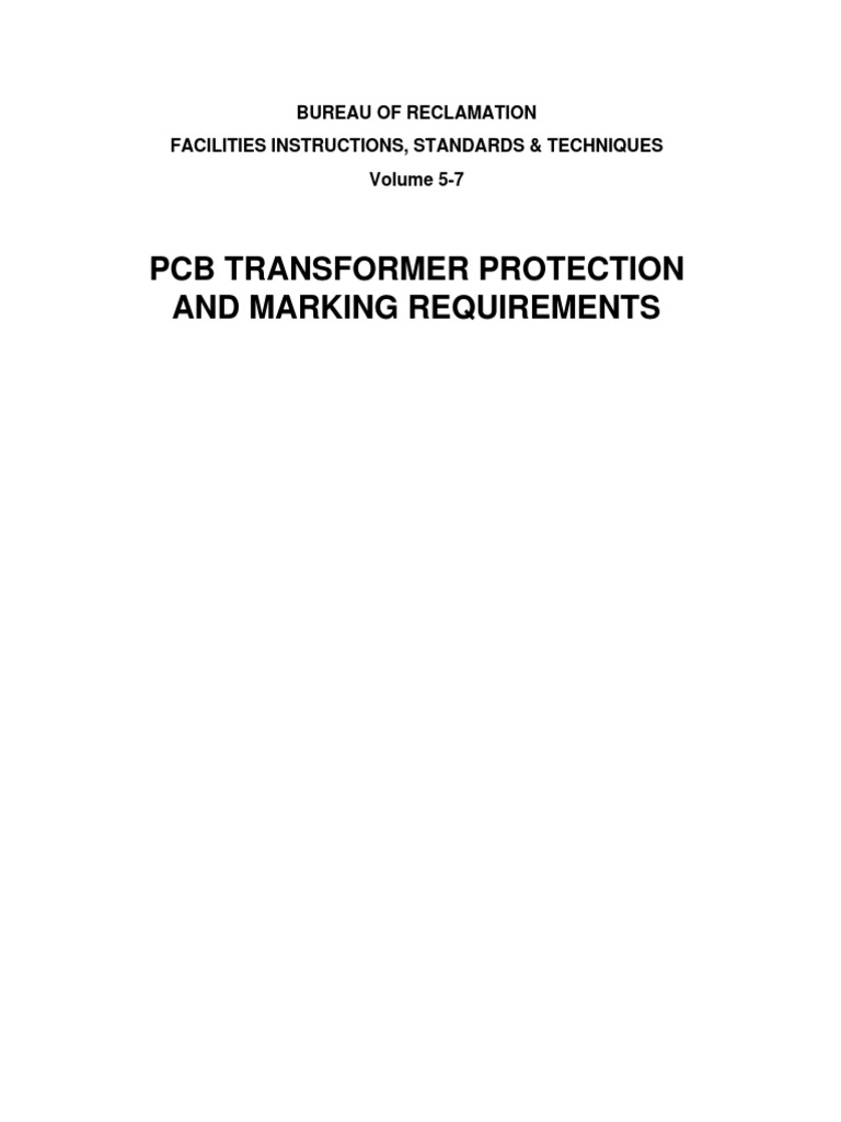 Vol5 7 PDF | PDF | Polychlorinated Biphenyl | Transformer
