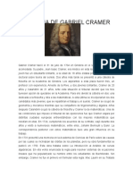 Biografia de Gabriel Cramer