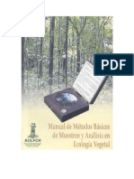 Manual de Metodos de Muestreo y Analisis en Ecologia - Mostacedo 2000.pdf