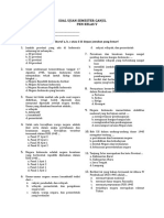 Soal Ujian Semester Ganjil PKN Kelas 5 SD