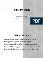 Osteoporosis: Joni Kurniawan, S.Ked. Pembimbing: Dr. Budi Justitia, SP - OT, M.Kes