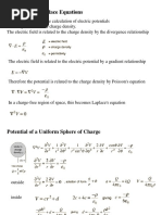 Poisson S and Laplace Equations Electromagnetics Lecture Slides