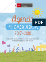 Agenda Pedagógica 2017-2018 Para Docentes de II Ciclo de n Inicial