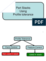 Part Stacks Using Profile Tolerance