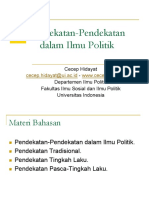 OCW 2013 - PIP 03 Pendekatan-Pendekatan Dalam Ilmu Politik PDF