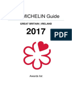 The MICHELIN Guide Selection 2017