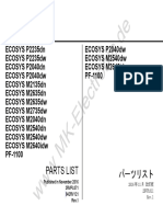 Part List Kyocera M2540