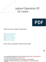 Four Quadrant Operation of DC Motor