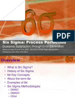 Six Sigma: Process Perfection for Customer Satisfaction