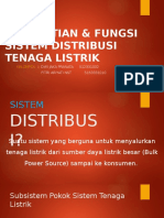 Pengertian Dan Fungsi Sistem Distribusi Tenaga Listrik