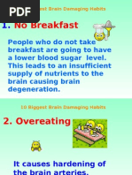 Download 10 Biggest Brain Damaging Habits by complicated SN376340 doc pdf