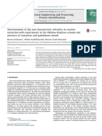 Determination of Slip and Characteristic Velocities 2017 Chemical Engineeri