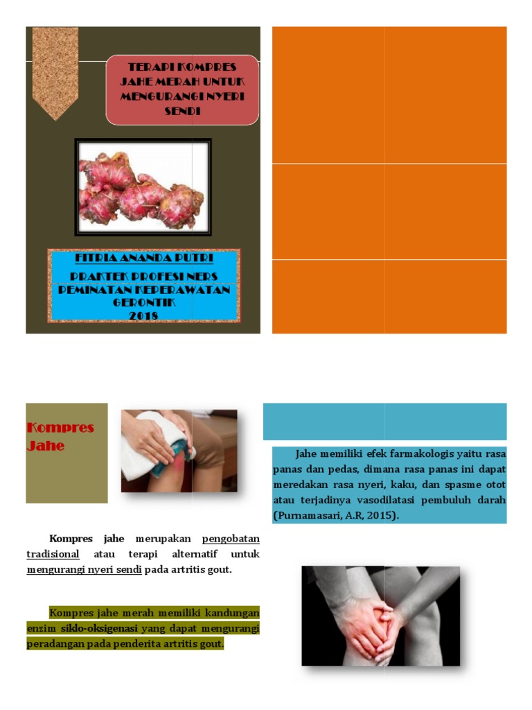 Booklet Kompres Jahe Merah | PDF