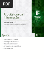 Arquitetura Da Informação - Usabilidade