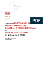 Professional Banker: in Shaa Allah, Amin