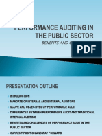 Pefromance Auditing