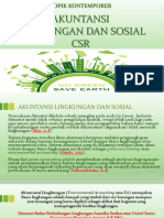 Presentasi Akuntansi Lingkungan CSR' Green Accounting