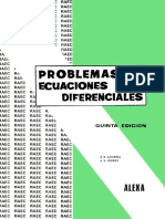 Problemas de Ecuaciones Diferenciales, 5ta Edición - J. C. Lucena & J. L Nuñez
