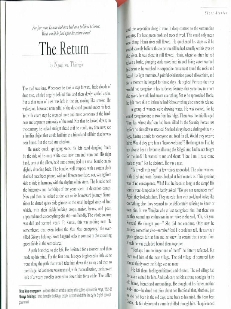 The Return PDF