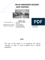 Automated Railway Gate Control Using Sensors